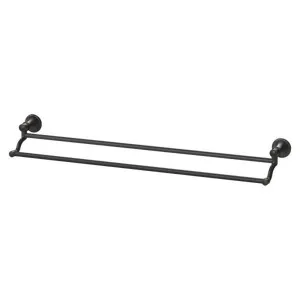 Phoenix Nostalgia Double Towel Rail 760mm Antique Black by PHOENIX, a Towel Rails for sale on Style Sourcebook