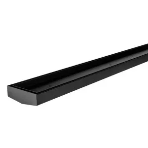 Phoenix V Channel Drain TI 75 x 600mm Outlet 45mm Matte Black by PHOENIX, a Bathroom Fixtures for sale on Style Sourcebook