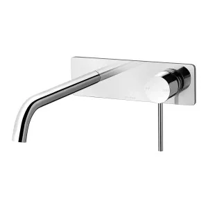 Phoenix Vivid Slimline SwitchMix Wall Basin / Bath Mixer Set 230mm Fit-Off Kit Chrome by PHOENIX, a Bathroom Taps & Mixers for sale on Style Sourcebook