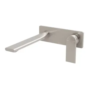 Phoenix Teel SwitchMix Wall Basin/Bath Mixer Set 200mm Brushed Nickel (Complete Kit) by PHOENIX, a Bathroom Taps & Mixers for sale on Style Sourcebook