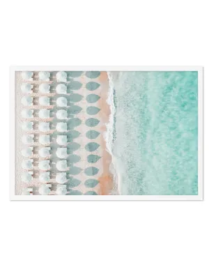 White Umbrellas by oliveetoriel.com, a Prints for sale on Style Sourcebook