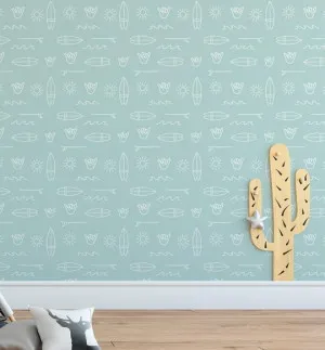 Shakas Wallpaper | Any colour by oliveetoriel.com, a Wallpaper for sale on Style Sourcebook