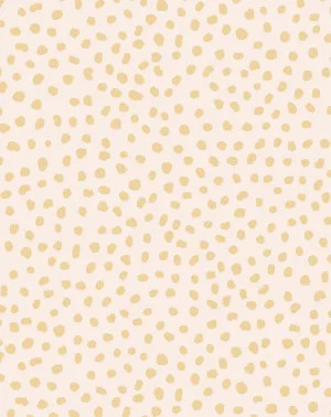 Gigi's Dots Wallpaper in Mustard by oliveetoriel.com, a Wallpaper for sale on Style Sourcebook