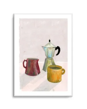 Mocha Pot by Laura Page by oliveetoriel.com, a Prints for sale on Style Sourcebook