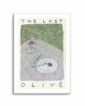 The Last Olive by Julie Celina by oliveetoriel.com, a Prints for sale on Style Sourcebook