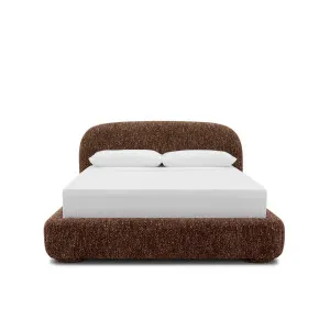 Lull King Bed - [ Eros Cinnamon ] by Ellison Studios, a Beds & Bed Frames for sale on Style Sourcebook