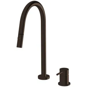 Sussex Taps Virgo Hob Set Pull Out Spray Tap Living Rustic Iron VGHMSPOS01-20 by Sussex Taps, a Kitchen Taps & Mixers for sale on Style Sourcebook