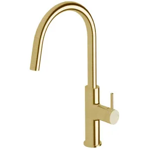 Sussex Taps Virgo Sink Mixer Tap LUXPVD Brushed Pure Gold VGSM01-60 by Sussex Taps, a Kitchen Taps & Mixers for sale on Style Sourcebook