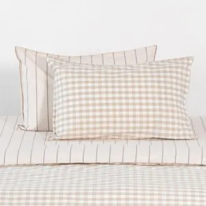 Modella Stripe Quilt Cover Set - 100% Cotton, Queen, Stripes & Patterns - Canningvale by Canningvale_Modella, a Sheets for sale on Style Sourcebook