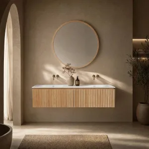 CALISTA - Ash Double-sink Bathroom Cabinet - 160 cm by European Lifestyle, a Bathroom Storage Cabinets for sale on Style Sourcebook
