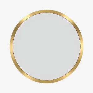 ELYO - Stainless Steel Round Mirror - 100 cm by European Lifestyle, a Mirrors for sale on Style Sourcebook