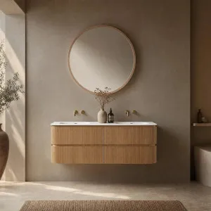 ENOLA - Ash Double-sink 4 Drawer Bathroom Cabinet - 150 cm by European Lifestyle, a Bathroom Storage Cabinets for sale on Style Sourcebook