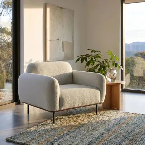 LARIMAR - Fabric & Metal Armchair by European Lifestyle, a Chairs for sale on Style Sourcebook