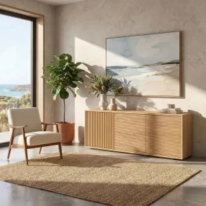MAX - Oak 3 Door Sideboard by European Lifestyle, a Sideboards, Buffets & Trolleys for sale on Style Sourcebook