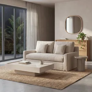 OSTUNI - Linen 2 Seater Sofa by European Lifestyle, a Sofas for sale on Style Sourcebook