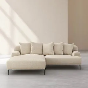 OTTONE II - Linen Left-hand Chaise Sofa by European Lifestyle, a Sofas for sale on Style Sourcebook