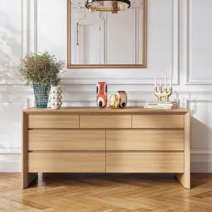 RAFAEL - Oak 7 Drawer Dresser by European Lifestyle, a Dressers & Chests of Drawers for sale on Style Sourcebook