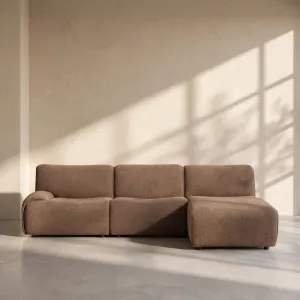 AMAEL - Fabric Right-hand Chaise Sofa by European Lifestyle, a Sofas for sale on Style Sourcebook