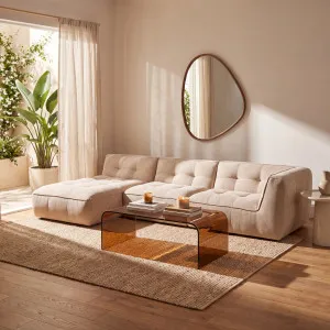 ORIETO - Fabric 4 Seater Left Corner Sofa by European Lifestyle, a Sofas for sale on Style Sourcebook