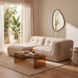 ORIETO - Fabric 3 Seater Left Corner Sofa by European Lifestyle, a Sofas for sale on Style Sourcebook