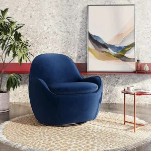 BOCA - Velvet Swivel Armchair by European Lifestyle, a Chairs for sale on Style Sourcebook
