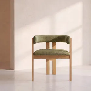 DALYA - Fabric & Oak Armchair by European Lifestyle, a Chairs for sale on Style Sourcebook