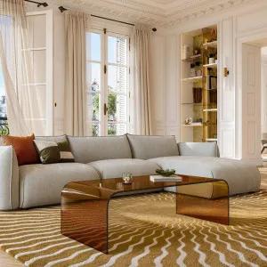 CELESTE - Fabric Right-hand Chaise Sofa by European Lifestyle, a Sofas for sale on Style Sourcebook