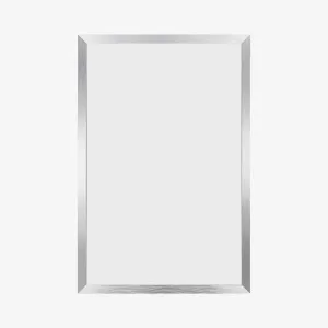 ELYO - Stainless Steel Rectangular Mirror - 80 x 120 cm by European Lifestyle, a Mirrors for sale on Style Sourcebook