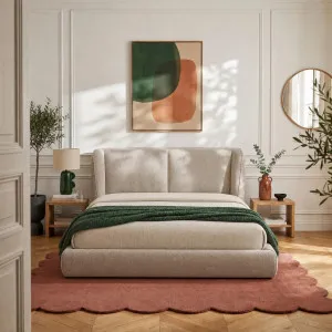 MALO - Fabric Storage Bed - Queen Size by European Lifestyle, a Beds & Bed Frames for sale on Style Sourcebook