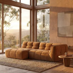 ORIETO - Fabric Left-hand Chaise Sofa by European Lifestyle, a Sofas for sale on Style Sourcebook