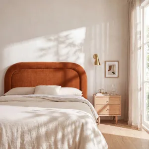 RIGA - Chenille Bedhead - King Size by European Lifestyle, a Bed Heads for sale on Style Sourcebook
