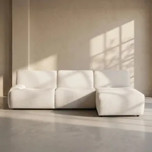 AMAEL - Fabric Right-hand Chaise Sofa by European Lifestyle, a Sofas for sale on Style Sourcebook