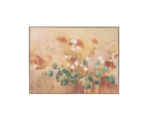 Hand-Painted Rust & Bloom Wall Art Canvas 160cm x 120cm by Luxe Mirrors, a Prints for sale on Style Sourcebook
