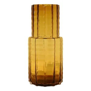 Greer Vase Large 16x35cm in Amber by OZ Design, a Vases & Jars for sale on Style Sourcebook
