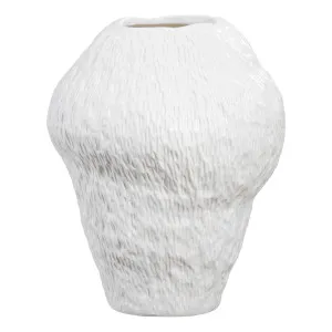 Clara Vase Large 29x40cm in White by OZ Design, a Vases & Jars for sale on Style Sourcebook