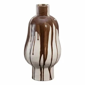 Horizon Vase Large 20x40cm in Mocha by OZ Design, a Vases & Jars for sale on Style Sourcebook
