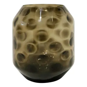 Yvette Vase Small 25x29cm in Smokey Brown by OZ Design, a Vases & Jars for sale on Style Sourcebook