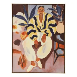 Antonia Box Framed Canvas in 90 x 120cm by OZ Design, a Painted Canvases for sale on Style Sourcebook