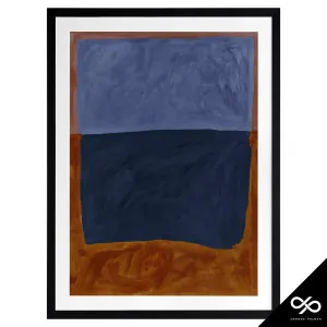 Headland Portrait Framed Print in 68 x 84cm Black by OZ Design, a Prints for sale on Style Sourcebook
