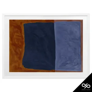 Headland Landscape Framed Print in 70 x 55cm White by OZ Design, a Prints for sale on Style Sourcebook