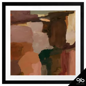 Strata Framed Print in 84 x 84cm Black by OZ Design, a Prints for sale on Style Sourcebook