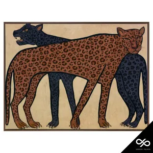 Accord Box Framed Canvas in 163 x 123cm Walnut Stain by OZ Design, a Painted Canvases for sale on Style Sourcebook