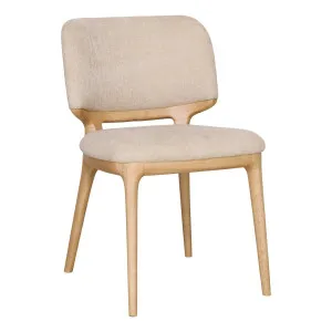 Hazel Dining Chair in Breeze Beige / Clear Lacquer by OZ Design, a Dining Chairs for sale on Style Sourcebook