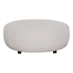 Aero Round Ottoman in Domino Marshmallow by OZ Design, a Ottomans for sale on Style Sourcebook