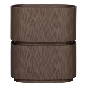 Bodie Bedside Table in Dark Walnut by OZ Design, a Table & Bedside Lamps for sale on Style Sourcebook