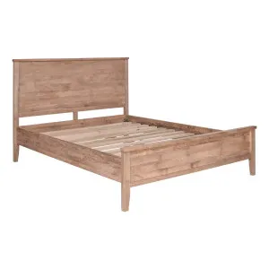 Sorrento Queen Bed Frame in Mangowood Havana Stain by OZ Design, a Beds & Bed Frames for sale on Style Sourcebook