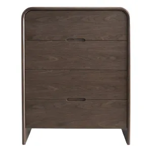 Paris Tallboy in Dark Walnut by OZ Design, a Dressers & Chests of Drawers for sale on Style Sourcebook