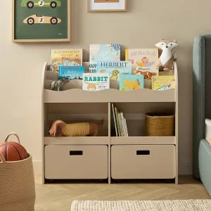 Theo Kids Bookshelf And Toy Drawer Organiser - Beige - Mocka by Mocka., a Dressers & Chests of Drawers for sale on Style Sourcebook