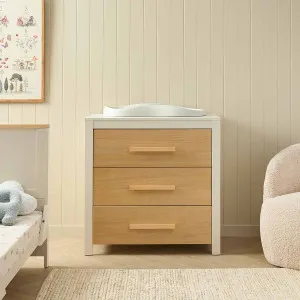 Mackenzie Three Drawer - Putty/Natural - Mocka by Mocka., a Dressers & Chests of Drawers for sale on Style Sourcebook
