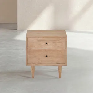 EUGENIE - Oak 2 Drawer Bedside Table by European Lifestyle, a Bedside Tables for sale on Style Sourcebook